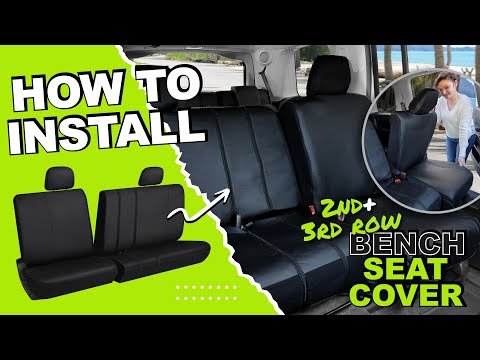 SUV 2nd & 3rd Row Bench Seat Cover
