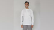 Men's SG Edge White Camo Long Sleeve Half Zip Shirt