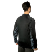 Men's SG Edge Black Camo Long Sleeve Half Zip Shirt SG Edge Apparel