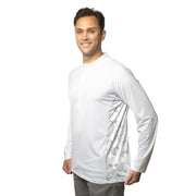 Men's SG Edge White Camo Long Sleeve Half Zip Shirt SG Edge Apparel