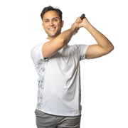 Men's SG Edge White Camo Polo Shirt SG Edge Apparel